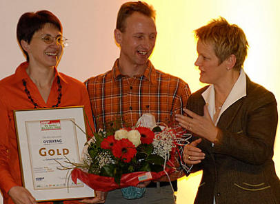 Besten Bio-Hofladen 2008 - mit Renate Künast