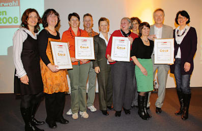 Besten Bio-Hofladen 2008 - mit Renate Künast - Die Sieger